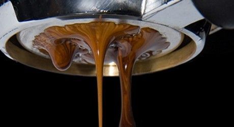 espresso pressurised water