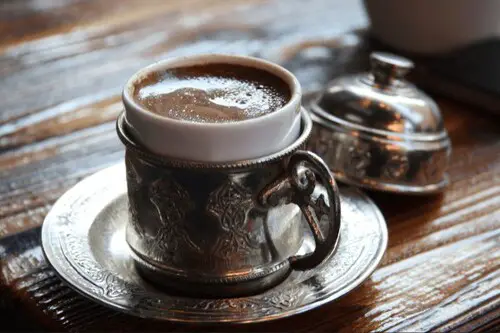 Turkish coffee ritual
