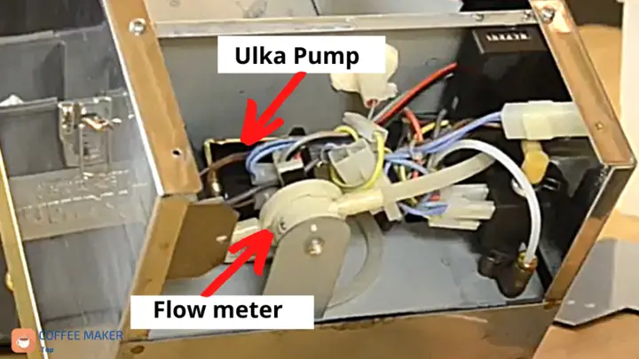 Flow meter and Ulka Pump Lavazza Espresso Point