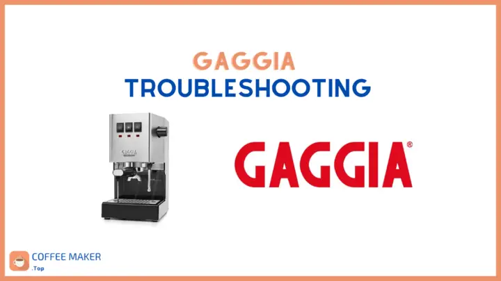 Gaggia troubleshooting