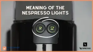 Meaning of the Nespresso lights